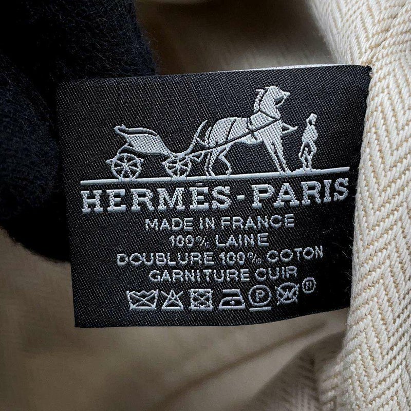 エルメス ポーチ ブリッド・ア・ブラックPM オ・カレ フォーヴ/シルバー金具 キャンバス HERMES