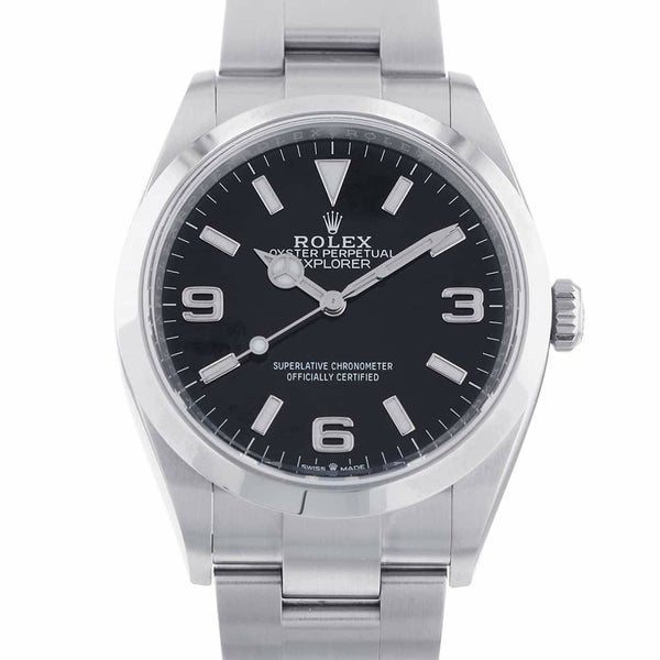 ロレックス エクスプローラー1 ランダムシリアル ルーレット 124270 ROLEX 腕時計 ウォッチ 黒文字盤