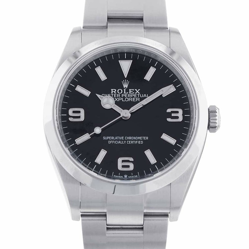 ロレックス エクスプローラー1 ランダムシリアル ルーレット 124270 ROLEX 腕時計 ウォッチ 黒文字盤