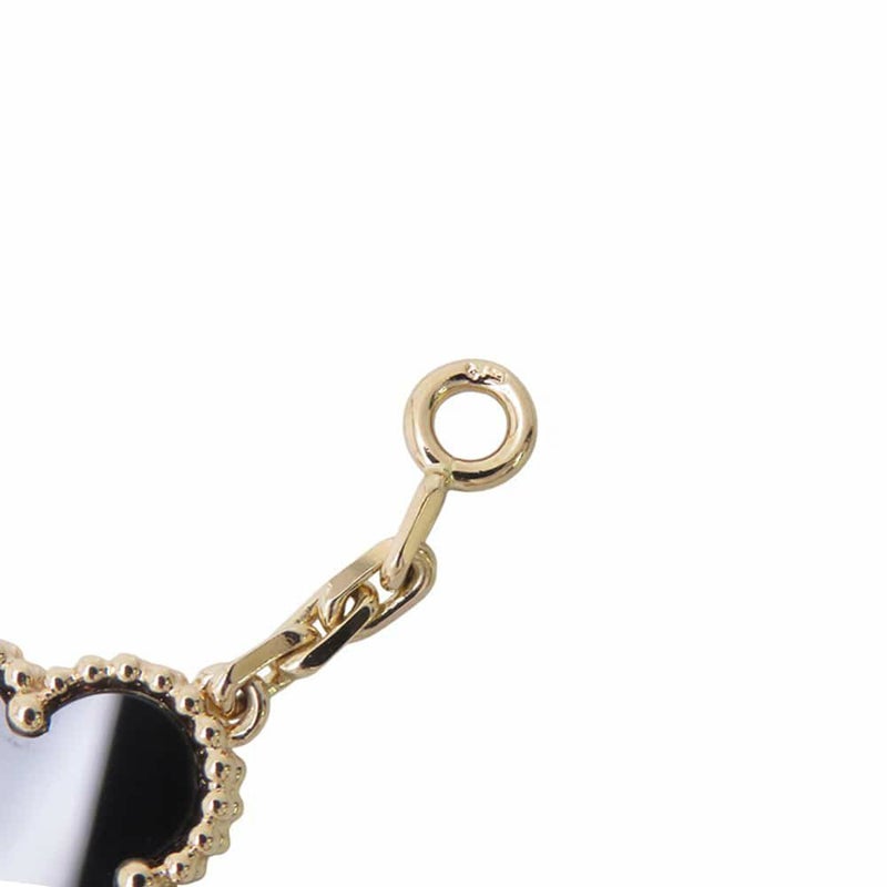 ヴァンクリーフ&アーペル ネックレス ヴィンテージ アルハンブラ ネックレス 10モチーフ オニキス K18YGイエローゴールド VCARA42700