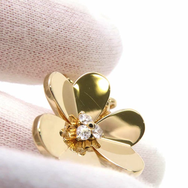 ヴァンクリーフ&アーペル ブレスレット フリヴォル 7フラワー ミディアム ダイヤモンド 9P 0.54ct K18YGイエローゴールド VCARP6L200