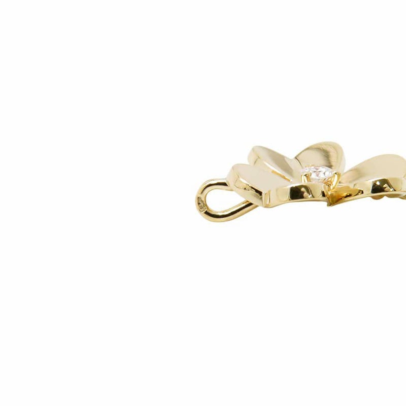 ヴァンクリーフ&アーペル ネックレス フリヴォル ネックレス 9フラワー ダイヤモンド 9P 計0.61ct K18YGイエローゴールド VCARD31500