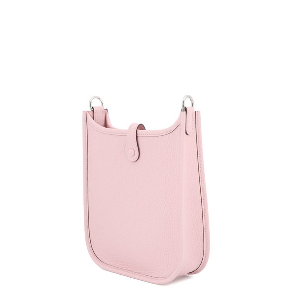 エルメス ショルダーバッグ エブリンTPM 111cm ローズサクラ/シルバー金具 トリヨンクレマンス K刻印 HERMES Evelyne