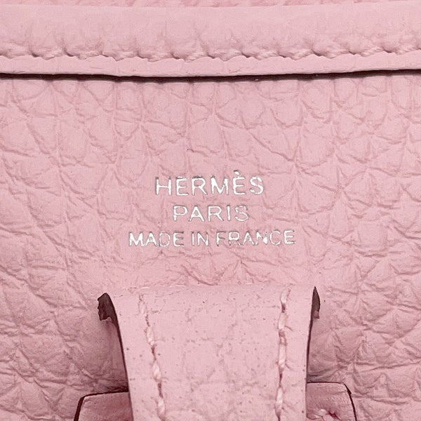 エルメス ショルダーバッグ エブリンTPM 111cm ローズサクラ/シルバー金具 トリヨンクレマンス K刻印 HERMES Evelyne