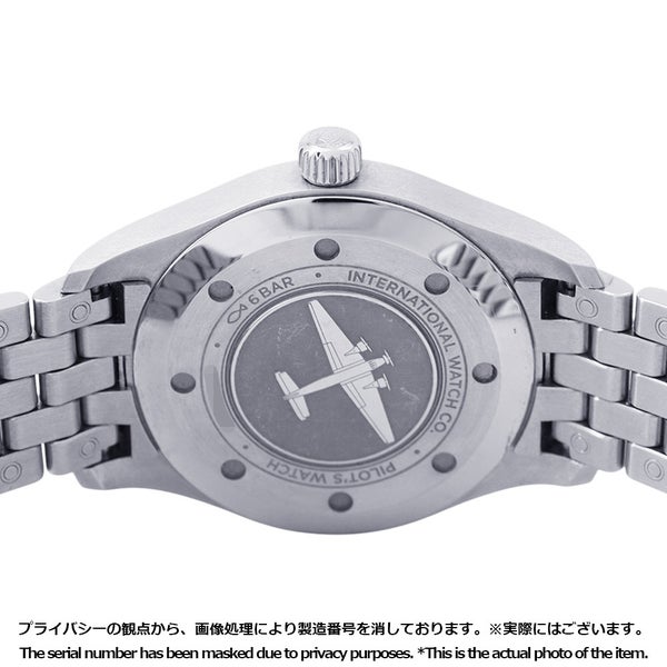 IWC パイロットウォッチ オートマティック 36 IW324010 腕時計 黒文字盤