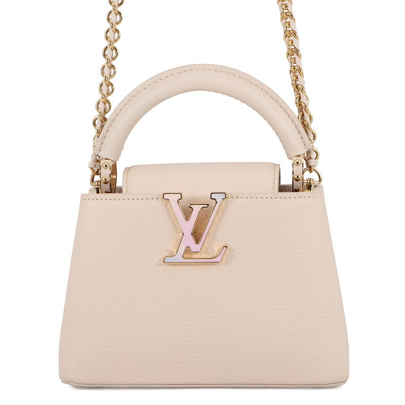 ルイヴィトン ハンドバッグ トリヨンレザー カプシーヌ ミニ M23082 LOUIS VUITTON ヴィトン 2way ショルダーバッグ
