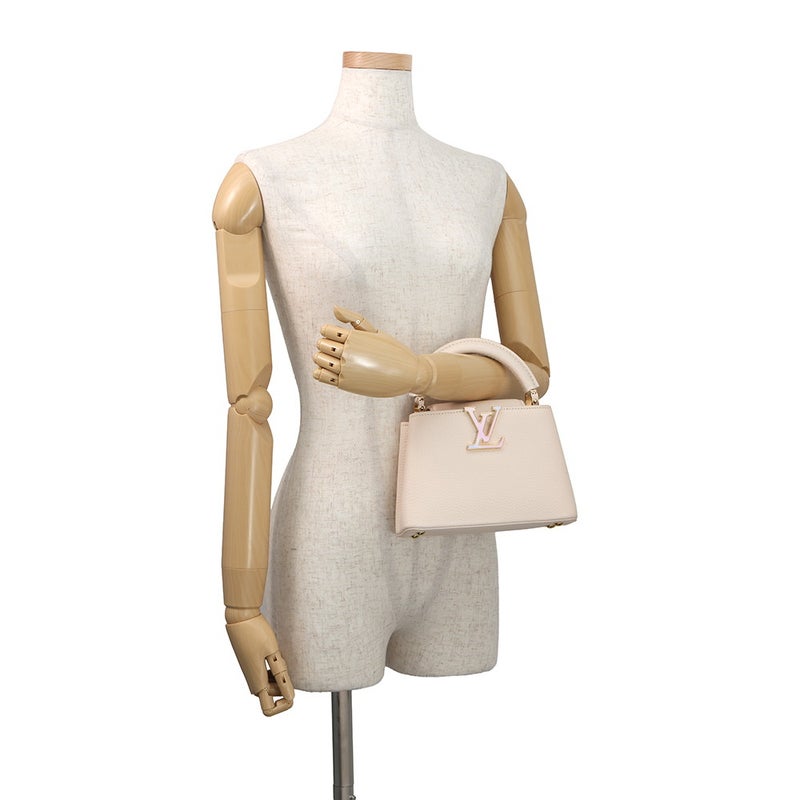 ルイヴィトン ハンドバッグ トリヨンレザー カプシーヌ ミニ M23082 LOUIS VUITTON ヴィトン 2way ショルダーバッグ