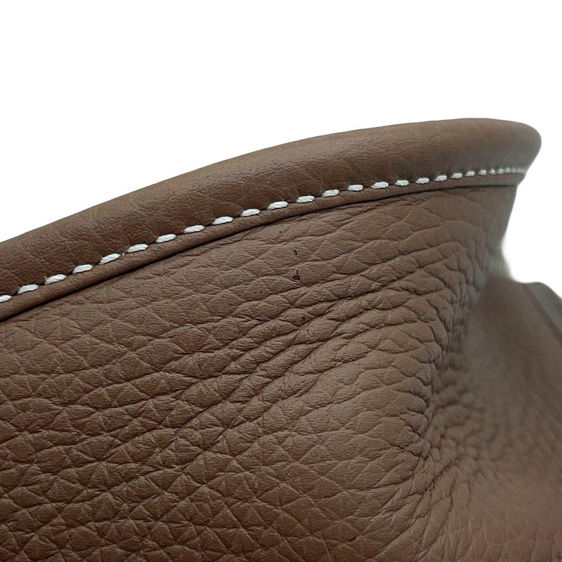 エルメス ショルダーバッグ エブリン3 PM エトゥープ/シルバー金具 トリヨンクレマンス K刻印HERMES Evelyne