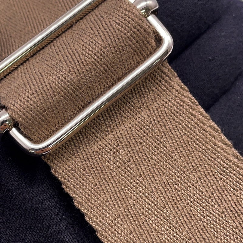 エルメス ウエストバッグ ボリード サンチュール ゴルフ ベージュブッフル/エトゥープ/シルバー金具 コットン