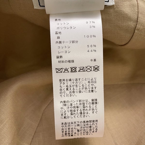 エルメス キャップ マイルス  コットン サイズ61 HERMES 帽子 メンズ