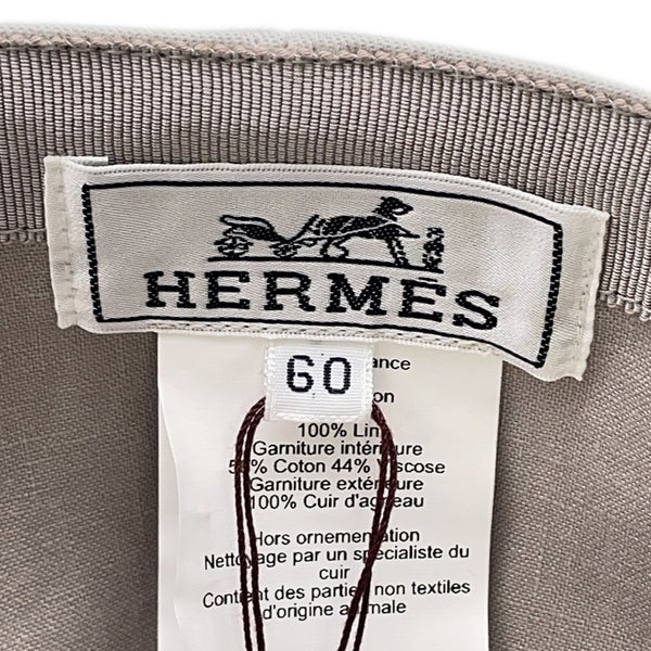 エルメス キャップ  マックス・パノラマ コットン サイズ60 HERMES 帽子 メンズ