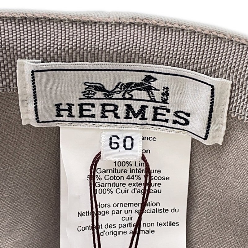エルメス キャップ  マックス・パノラマ コットン サイズ60 HERMES 帽子 メンズ