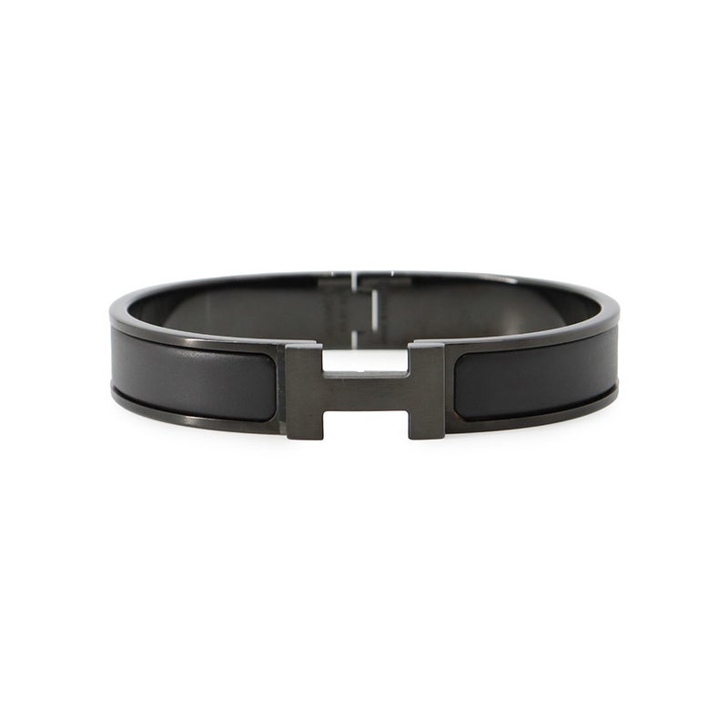 エルメス ブレスレット クリック H クリッククラックPM ブラック/ブラック金具 HERMES 黒 メンズ