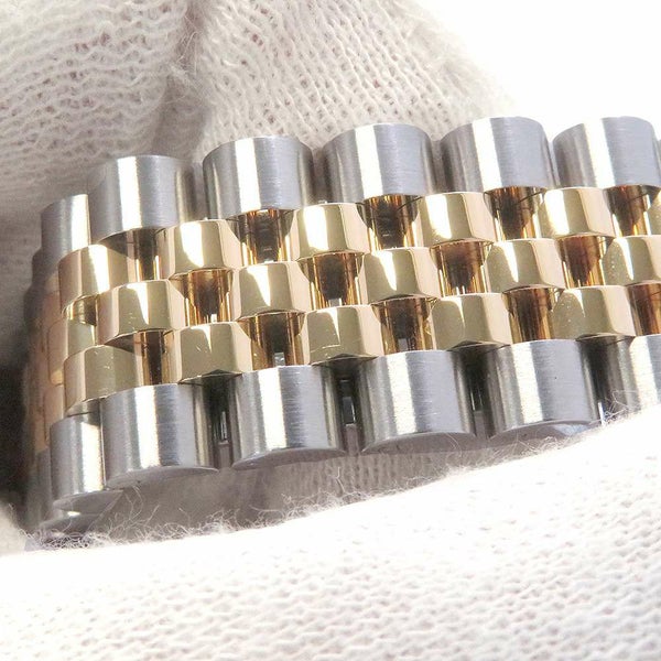 ロレックス デイトジャスト31 SS/K18YG VIダイヤ 278273 ダークグレー文字盤 ローマン