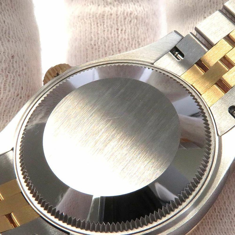 ロレックス デイトジャスト31 SS/K18YG VIダイヤ 278273 ダークグレー文字盤 ローマン