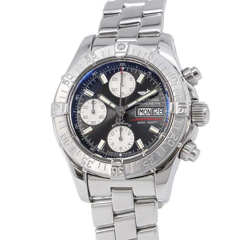 ブライトリング クロノ スーパーオーシャン 日本限定モデル A111B00PRS 黒文字盤