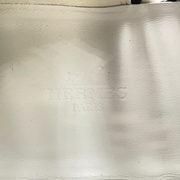 エルメス スニーカー バウンシング シルクトレッセアンプリメ レディースサイズ37 HERMES 靴 白 黒