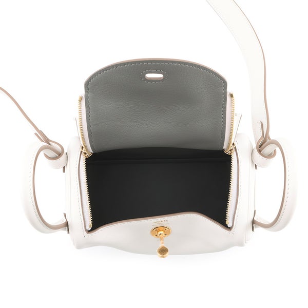 エルメス ハンドバッグ リンディ ミニ グリパール/グリメイヤー/ゴールド金具 スイフト W刻印 HERMES バッグ 2wayショルダーバッグ