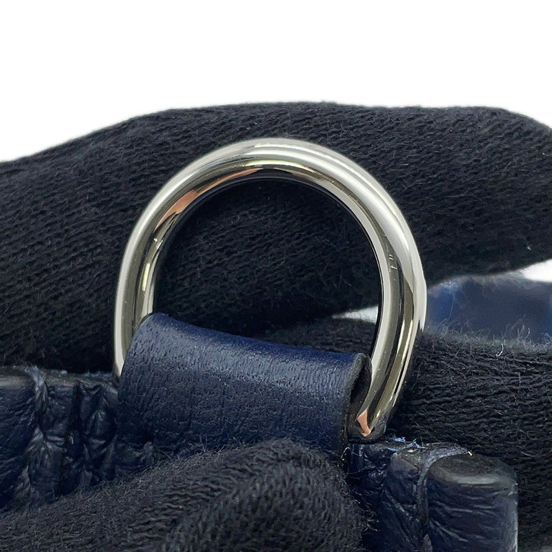 エルメス ショルダーバッグ エブリンTPM マキシ・カドリーユ 111cm ブルーニュイ/シルバー金具 トリヨンクレマンス U刻印