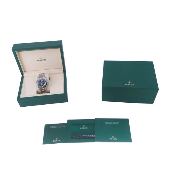 ロレックス ディープシー ランダムシリアル ルーレット 136660 ROLEX 腕時計 Dブルー文字盤