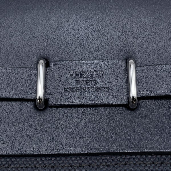 エルメス ショルダーバッグ エールバッグジップ ミニ アルドワーズ/シルバー金具 トワルミリタリー/ ヴァッシュハンター K刻印 HERMES
