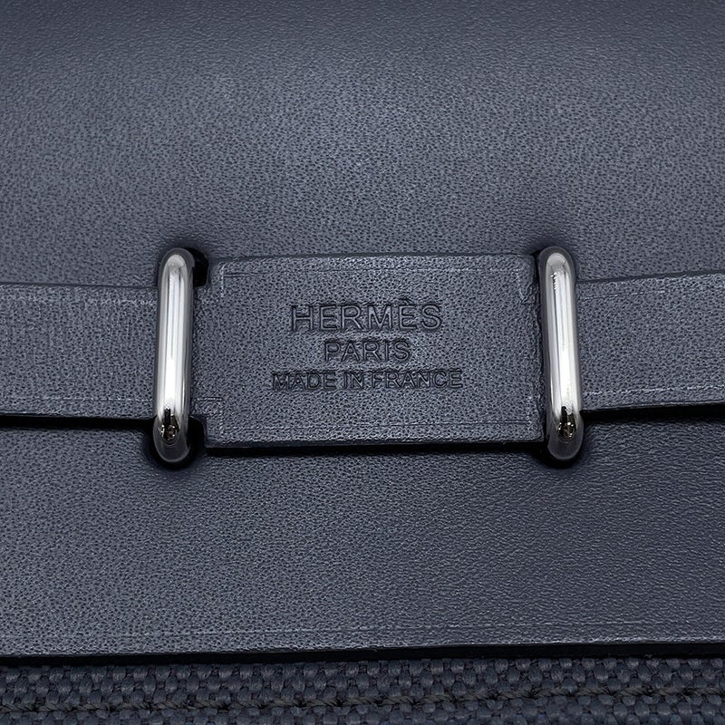 エルメス ショルダーバッグ エールバッグジップ ミニ アルドワーズ/シルバー金具 トワルミリタリー/ ヴァッシュハンター K刻印 HERMES