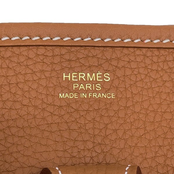エルメス ショルダーバッグ エブリン3 PM ゴールド/ゴールド金具 トリヨンクレマンス K刻印 HERMES Evelyne