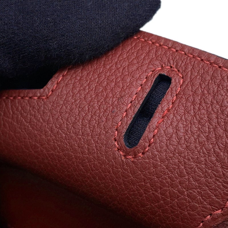 エルメス バーキン25 ルージュアッシュ/シルバー金具 トゴ G刻印 HERMES Birkin ハンドバッグ