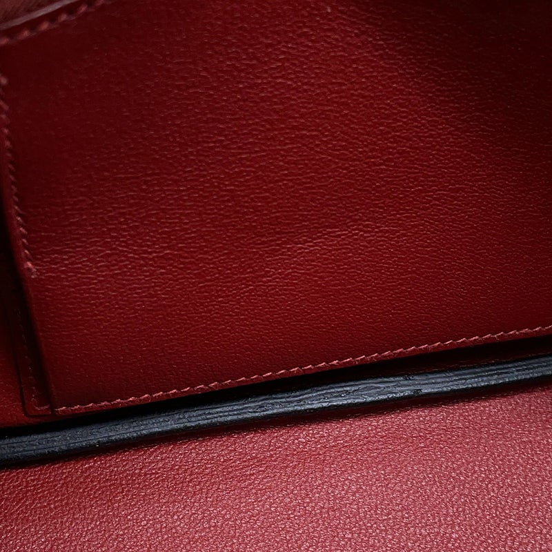 エルメス バーキン25 ルージュアッシュ/シルバー金具 トゴ G刻印 HERMES Birkin ハンドバッグ