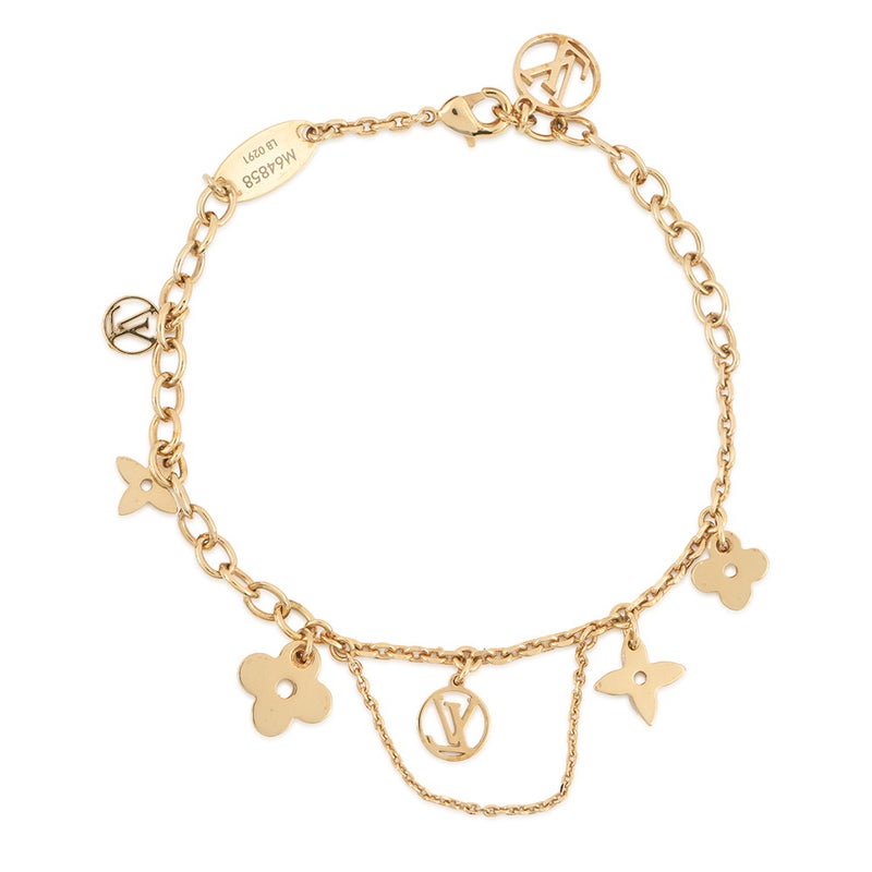 ルイヴィトン ブレスレット ブラスレ・ブルーミング M64858 LOUIS VUITTON アクセサリー モノグラムフラワー