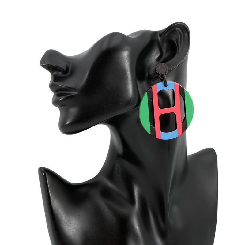 エルメス ピアス Hエキップ Equipe バッファローホーン HERMES アクセサリー