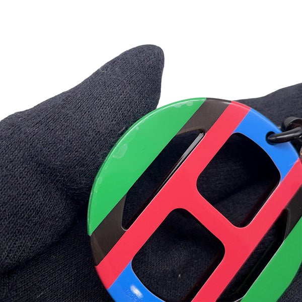 エルメス ピアス Hエキップ Equipe バッファローホーン HERMES アクセサリー