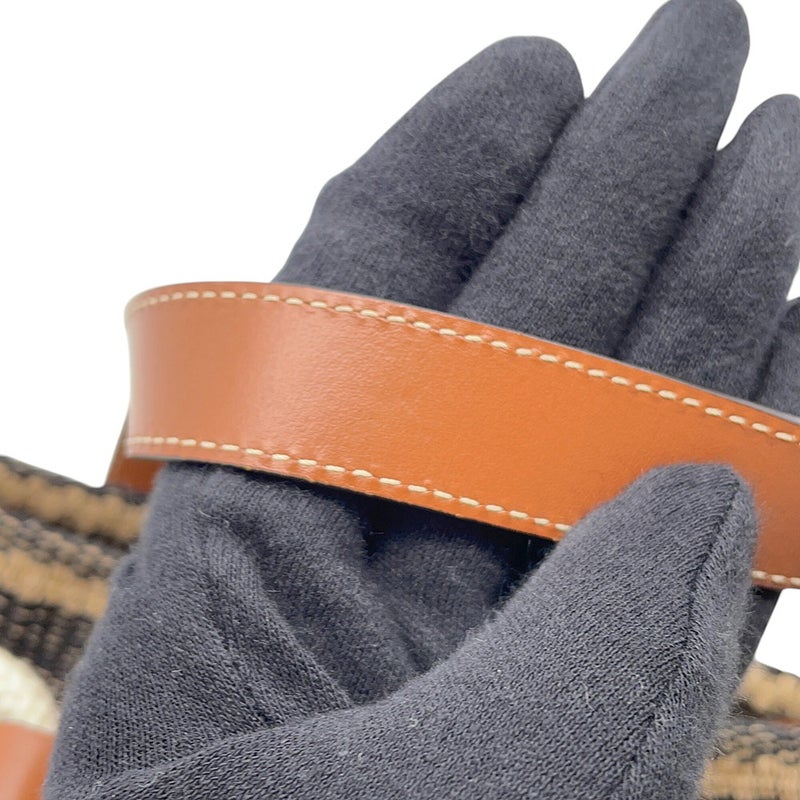 セリーヌ ハンドバッグ ティーンドローストリング トリオンフ キャンバス/レザー 196532 CELINE