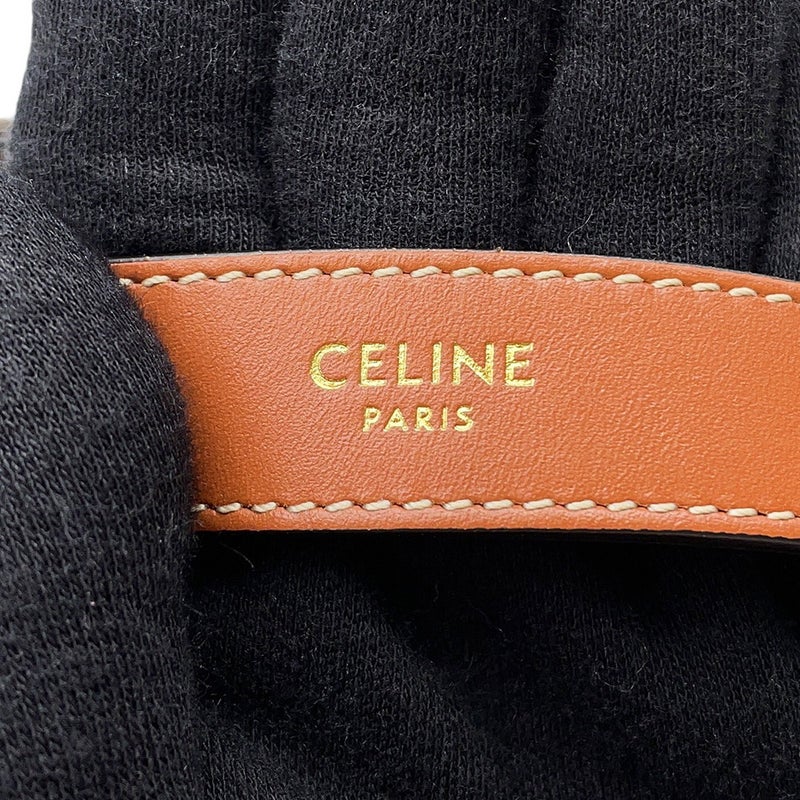 セリーヌ ハンドバッグ ティーンドローストリング トリオンフ キャンバス/レザー 196532 CELINE