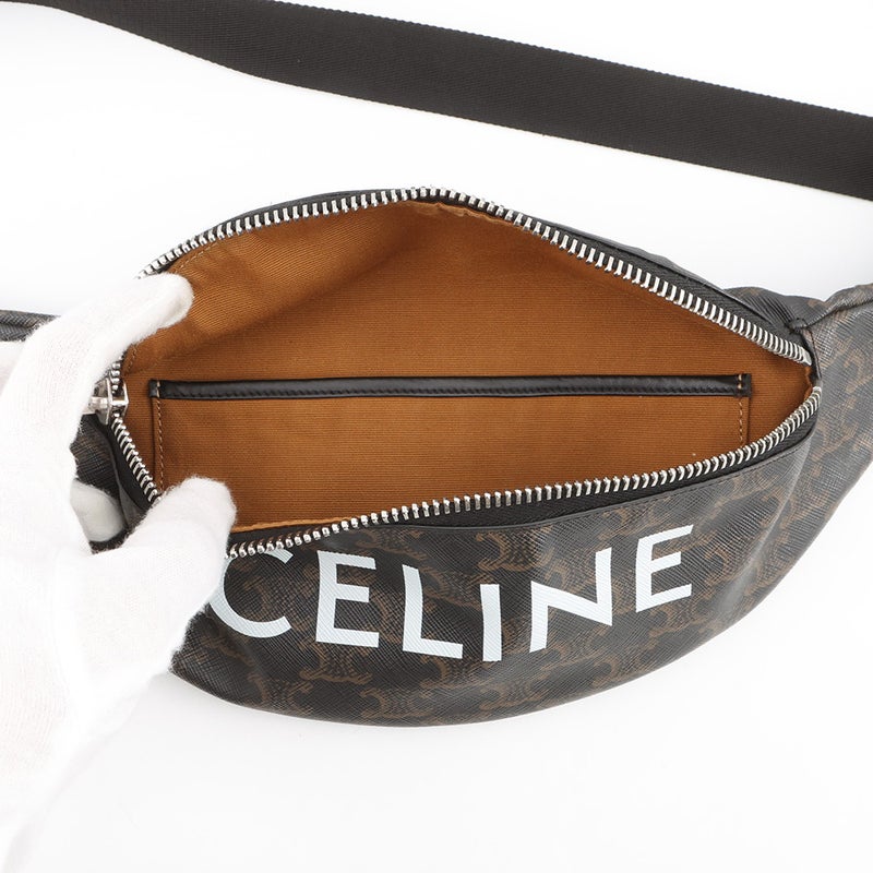 セリーヌ ボディバッグ トリオンフ ベルトバッグ PVC 195972 CELINE