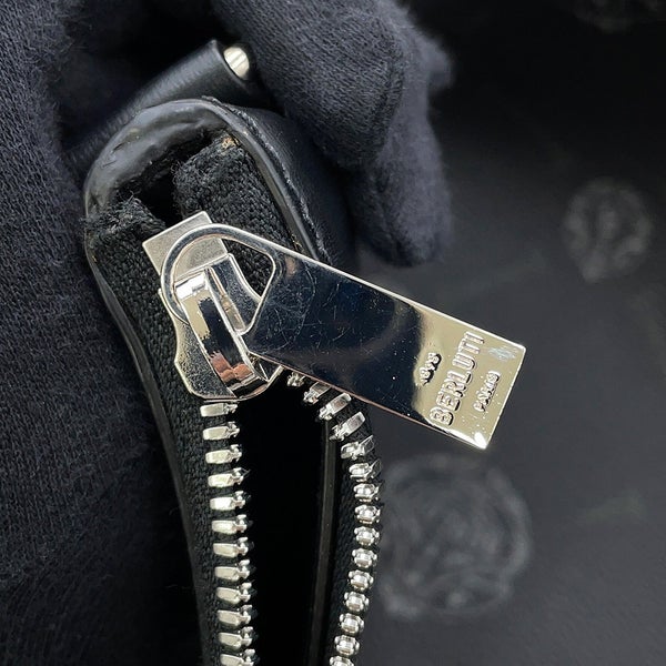 ベルルッティ トートバッグ シティブレイク PVC レザー Berluti メンズ 黒