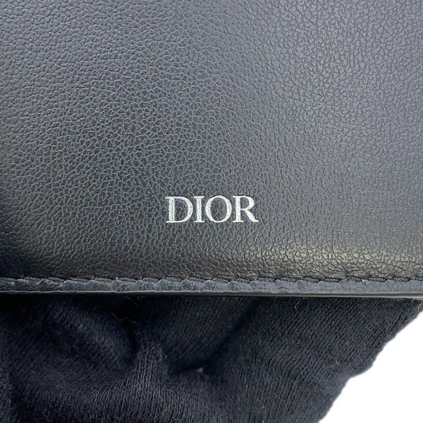 ディオール 二つ折り財布 オブリーク コインケース付き ウォレット キャンバス 2OBBC027YSE Christian Dior トロッター