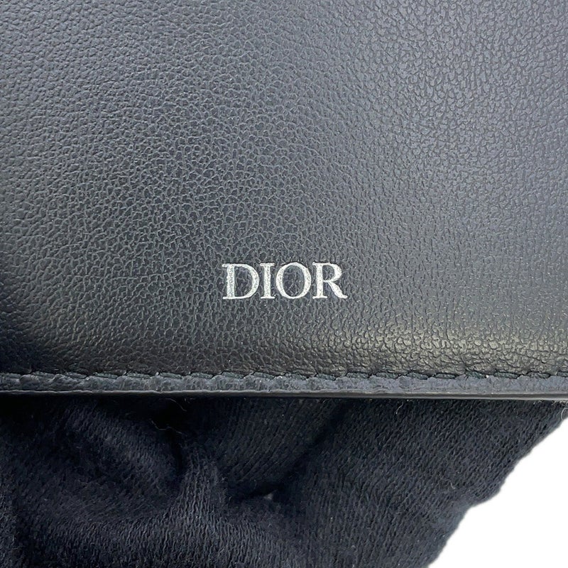 ディオール 二つ折り財布 オブリーク コインケース付き ウォレット キャンバス 2OBBC027YSE Christian Dior トロッター