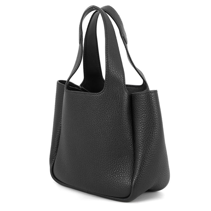 プラダ ハンドバッグ ヴィッテロダイノ ロゴ レザー 1BA349 PRADA バッグ ミニバッグ 黒