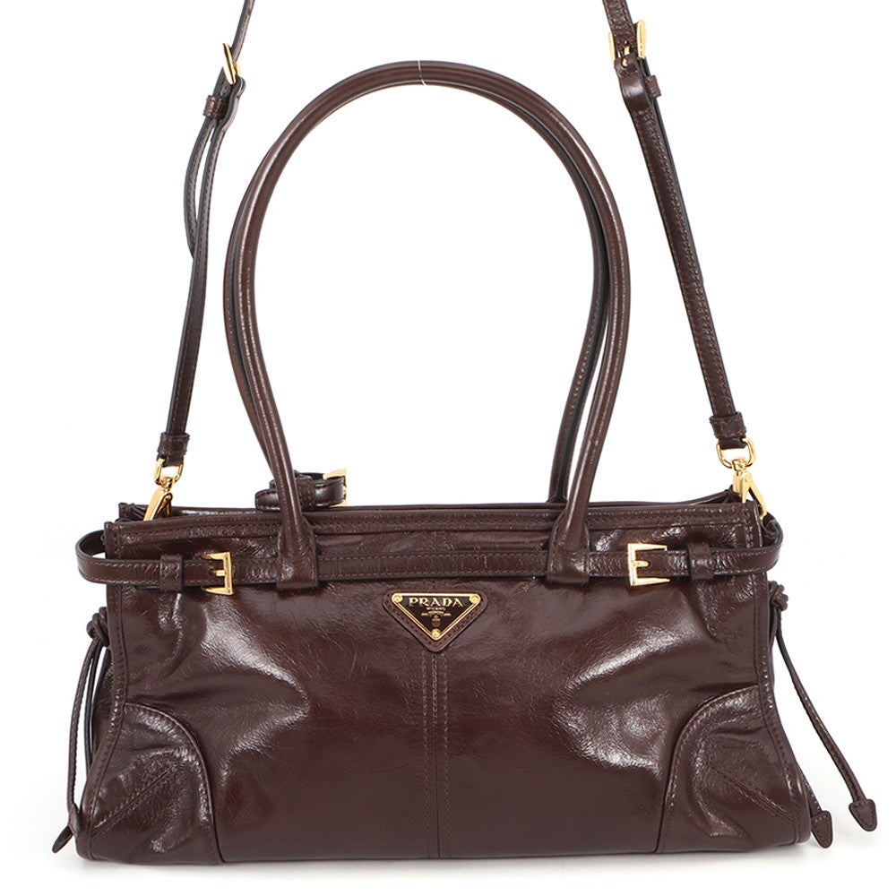 プラダ ハンドバッグ ボニー ミディアム レザー 1BA426 PRADA 2way