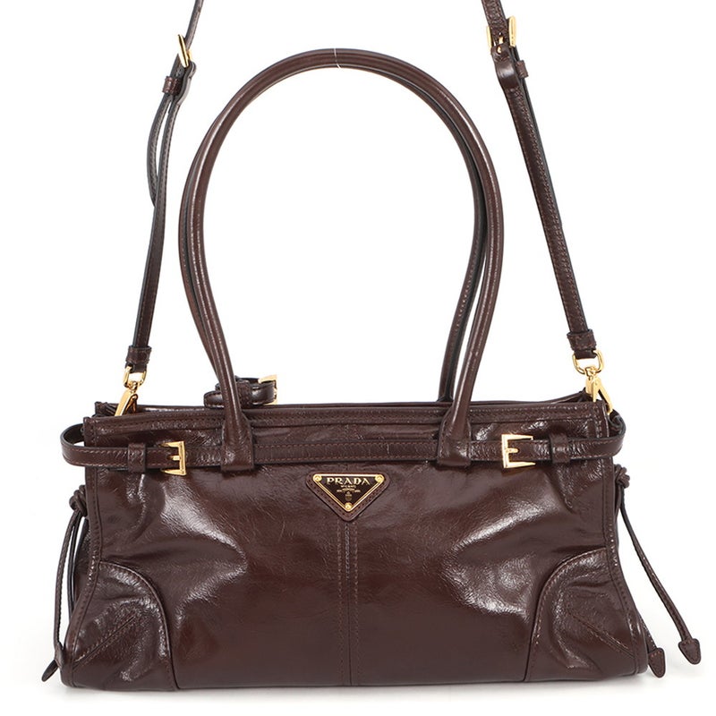 プラダ ハンドバッグ ボニー ミディアム レザー 1BA426 PRADA 2wayショルダーバッグ