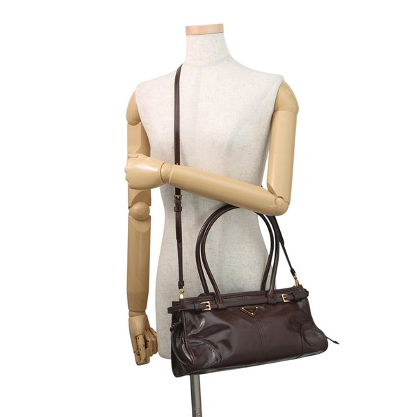 プラダ ハンドバッグ ボニー ミディアム レザー 1BA426 PRADA 2wayショルダーバッグ