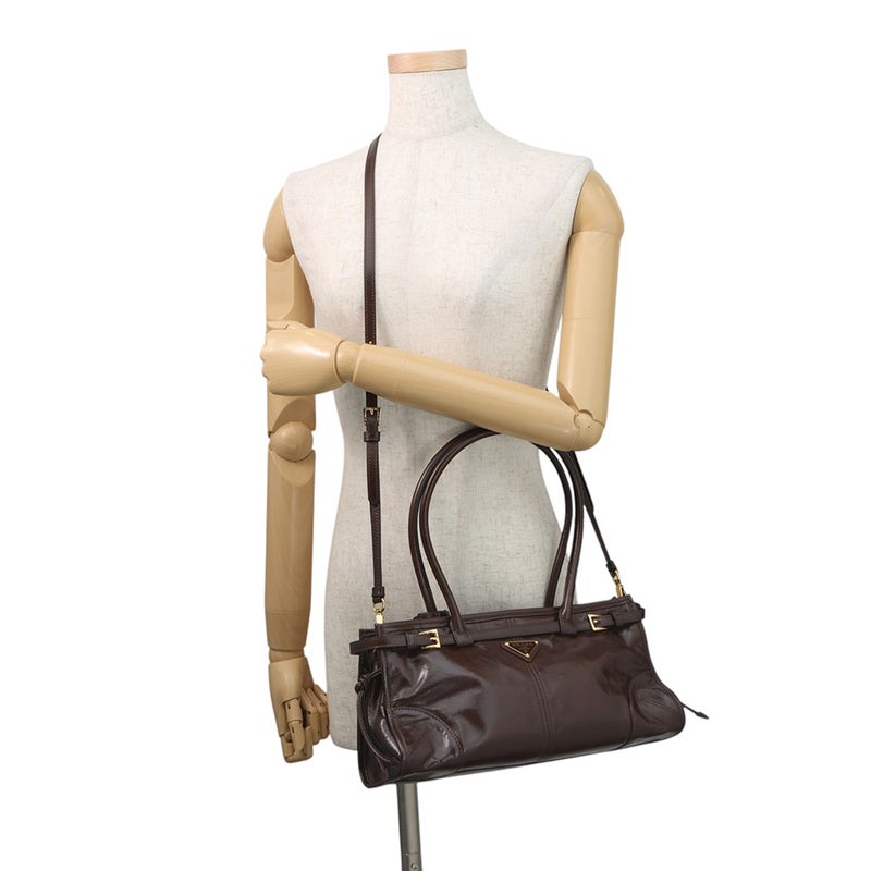 プラダ ハンドバッグ ボニー ミディアム レザー 1BA426 PRADA 2wayショルダーバッグ