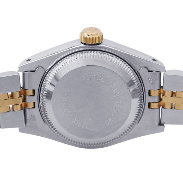 ロレックス デイトジャスト 94番 SS/K18YG 69173 ROLEX 腕時計 黒文字盤