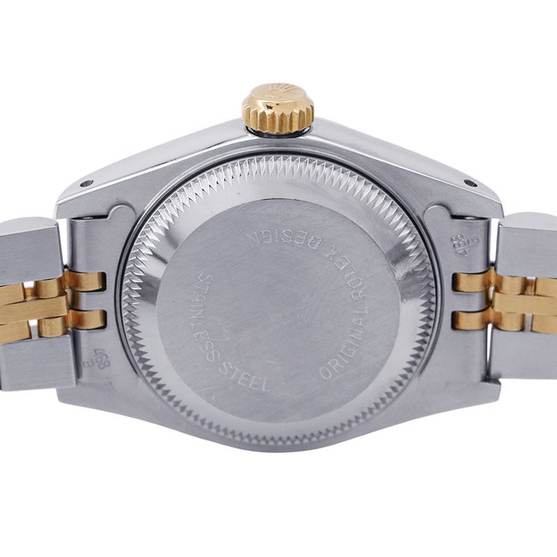 ロレックス デイトジャスト 94番 SS/K18YG 69173 ROLEX 腕時計 黒文字盤