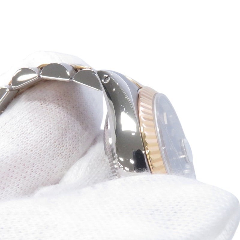 ロレックス デイトジャスト 94番 SS/K18YG 69173 ROLEX 腕時計 黒文字盤