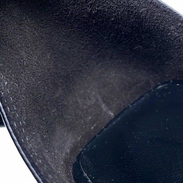 エルメス サンダル イリュージョン レザー レディースサイズ35 HERMES 靴 黒