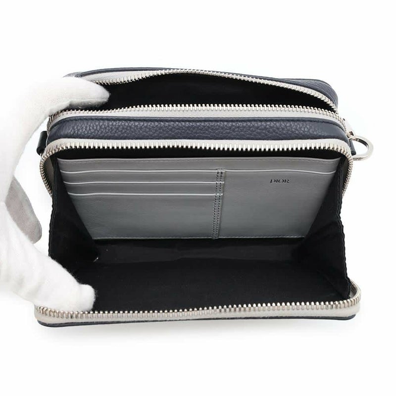 クリスチャン・ディオール ショルダーバッグ ダブルジップポケット 2PUBC120GBC Christian Dior