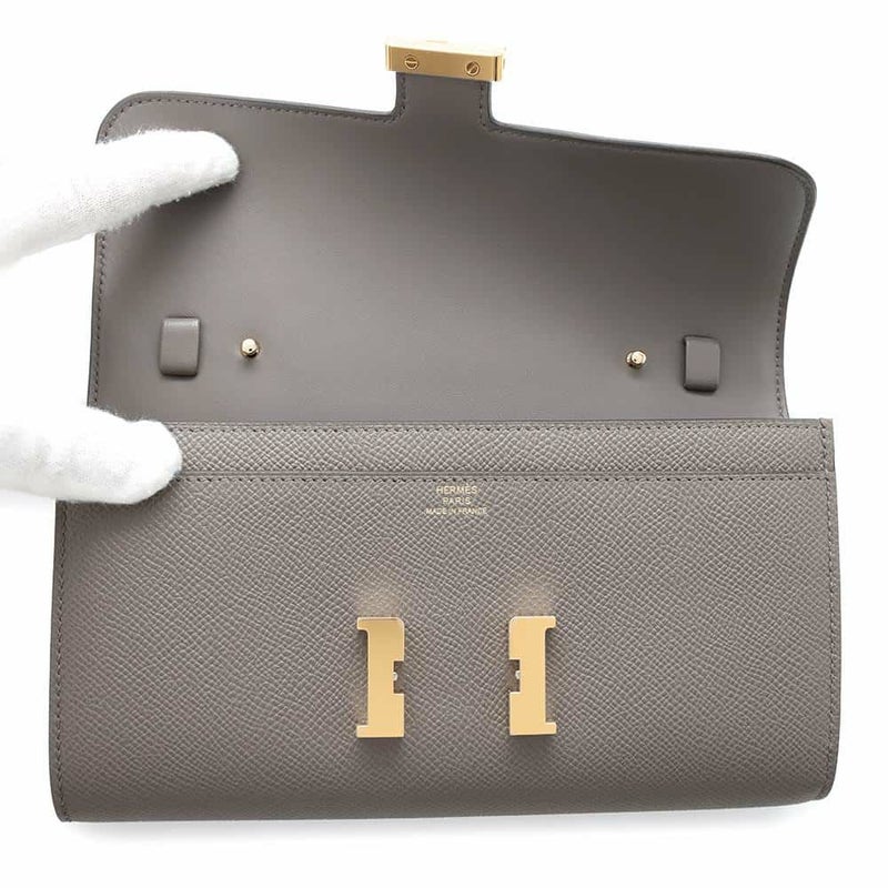 エルメス 長財布 コンスタンス トゥーゴー ロング エタン/ゴールド金具 エバーカラー W刻印