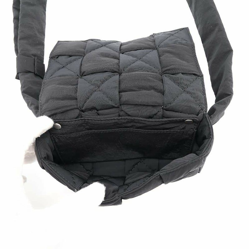 ボッテガヴェネタ ボディバッグ パデットカセット ナイロン 679763 BOTTEGA VENETA バッグ 黒